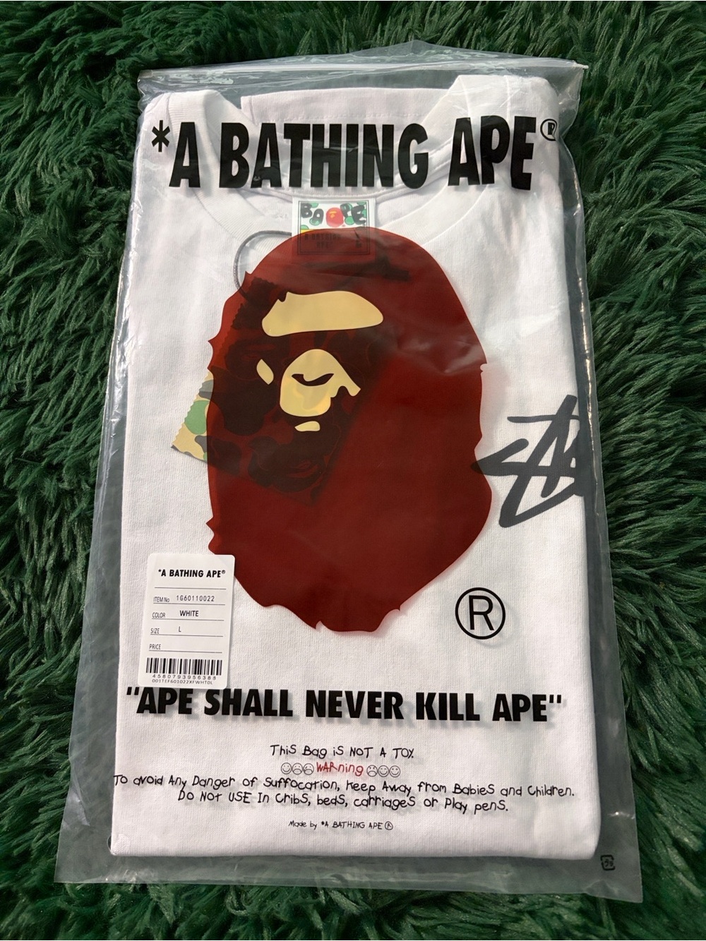 Bape x Stussy Tee Shirt - Picture 10 of 10